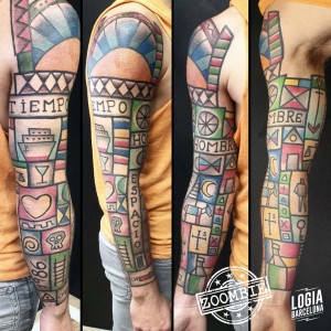 tatuaje_brazo_cubismo_logiabarcelona_juanma_zoombie